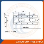 TR4001S KEYHOLE TRACK VERTICAL